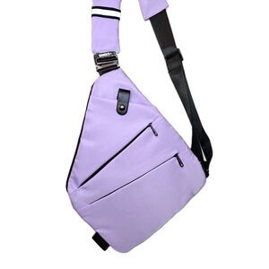 NWOT Wander Plus Crossbody Purple Sling Bag Anti Theft Zip Pockets Chest Bag